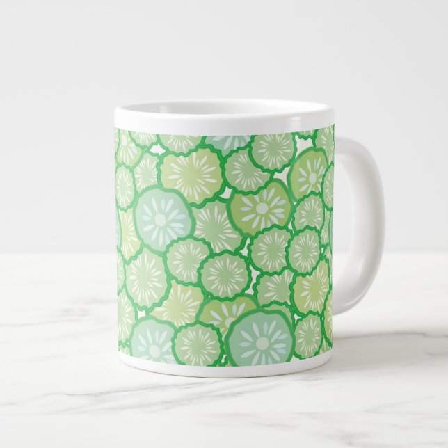 Taza De Café Grande Modelo divertido del pepino (Derecha)