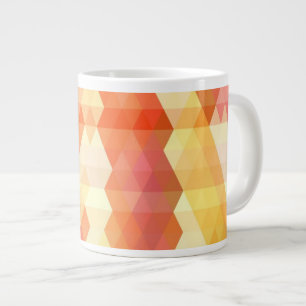 Taza De Café Grande Modelo geométrico 1