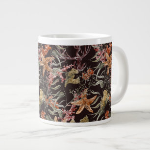 Taza De Café Grande Modelo lamentable de la vida marina