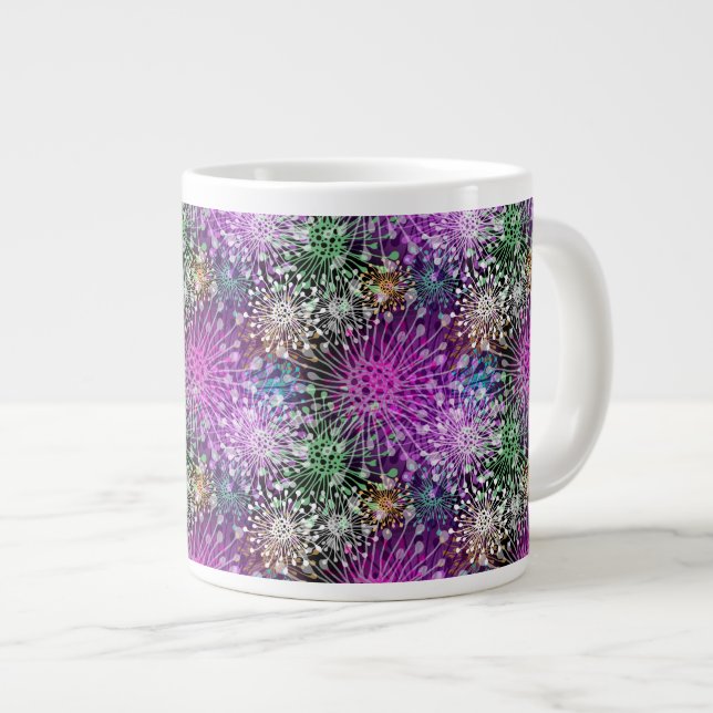 Taza De Café Grande Modelo manchado vivo (Derecha)