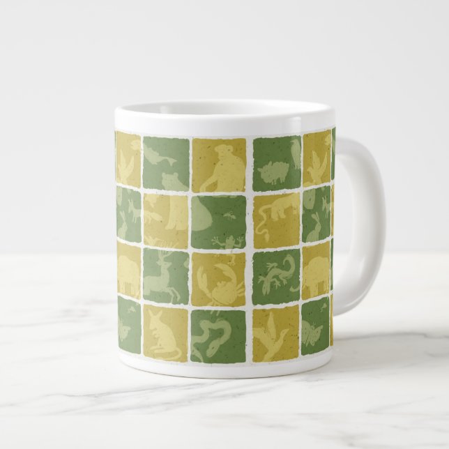 Taza De Café Grande modelo temático del parque zoológico (Derecha)