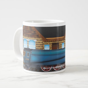 Taza De Café Grande Motor de vapor
