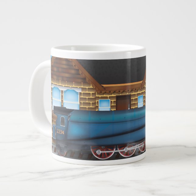 Taza De Café Grande Motor de vapor (Izquierda)