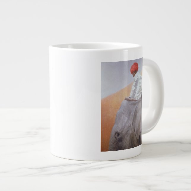 Taza De Café Grande Muchacho del elefante (Derecha)