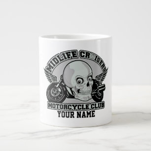 Taza De Café Grande Muertes de personalizado MC de Midlife Cruisers