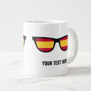 Taza De Café Grande Muertes personalizados de Spanish Shades