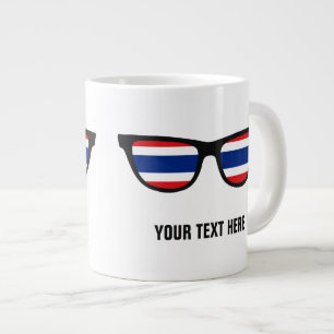 Taza De Café Grande Muertes personalizados de Thai Shades