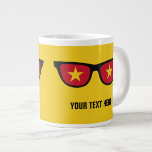 Taza De Café Grande Muertes personalizados de Vietnamitas Shades
