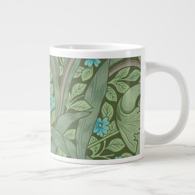 Taza De Café Grande Muestra del modelo del papel pintado con (Derecha)