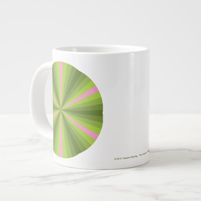 Taza De Café Grande Mug de la especialidad de iluminación de primavera (Izquierda)