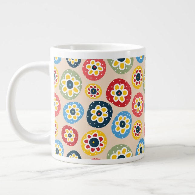 Taza De Café Grande Mug Jumbo para múltiples usos (Izquierda)