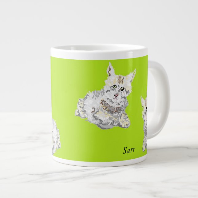 Taza De Café Grande Mug / Pequeños Gatitos (Derecha)