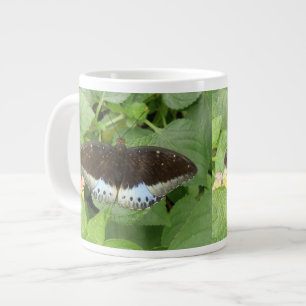 Taza De Café Grande Mugre de mariposa tropical bonito