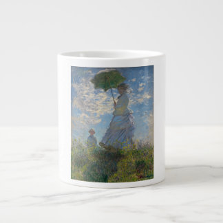 Taza De Café Grande Mujer con un parasol - Madame Monet y su hijo