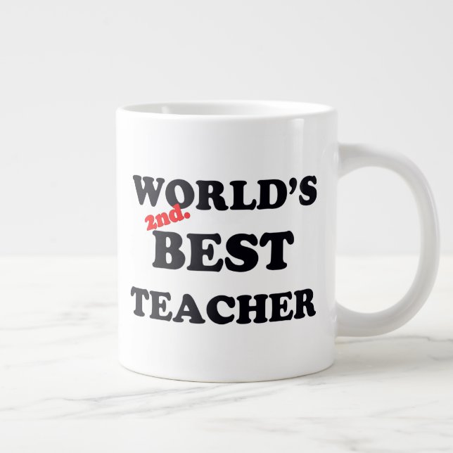 Taza De Café Grande Mundo 2do. El mejor profesor (Derecha)