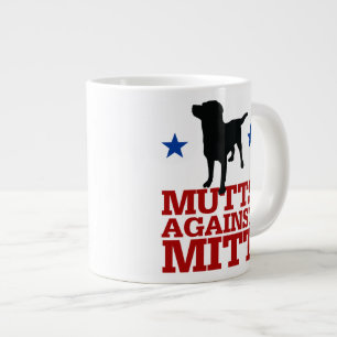 Taza De Café Grande Mutts contra el mitón