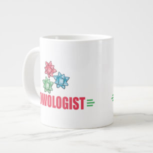 Taza De Café Grande Navidades divertidos se burlan de Lover