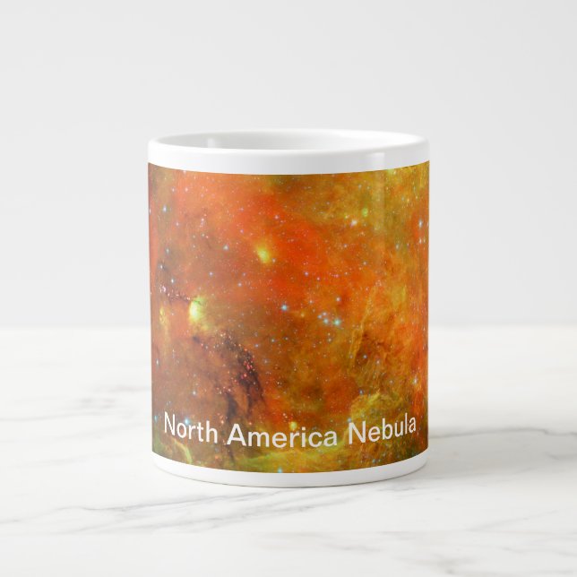 Taza De Café Grande Nebulosa de Norteamérica (Frente)