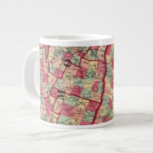 Taza De Café Grande New Hampshire y Vermont 2