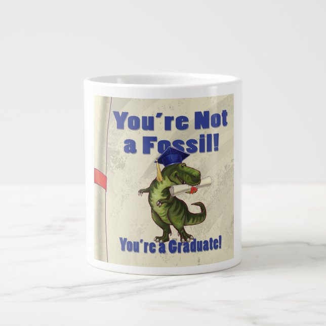 Taza De Café Grande No eres un fósil (Frente)