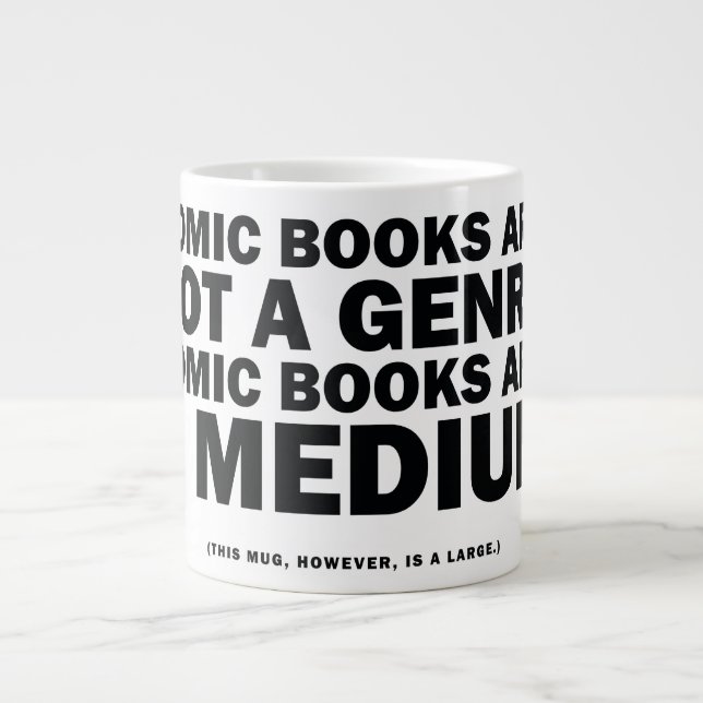 Taza De Café Grande no es un género (Frente)