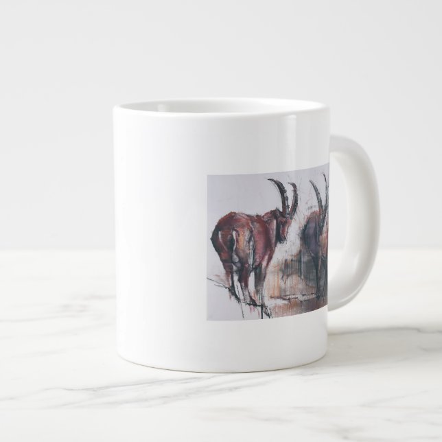 Taza De Café Grande No mire abajo (Derecha)