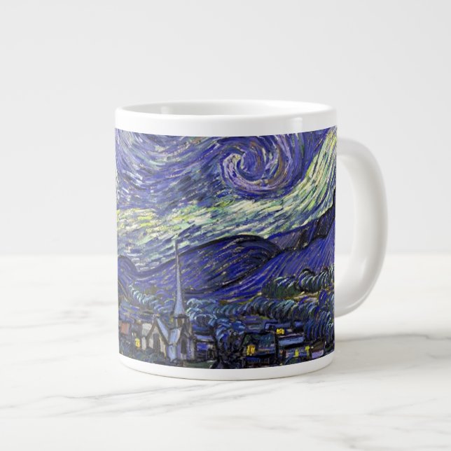 Taza De Café Grande Noche estrellada, Vincent Van Gogh. (Derecha)