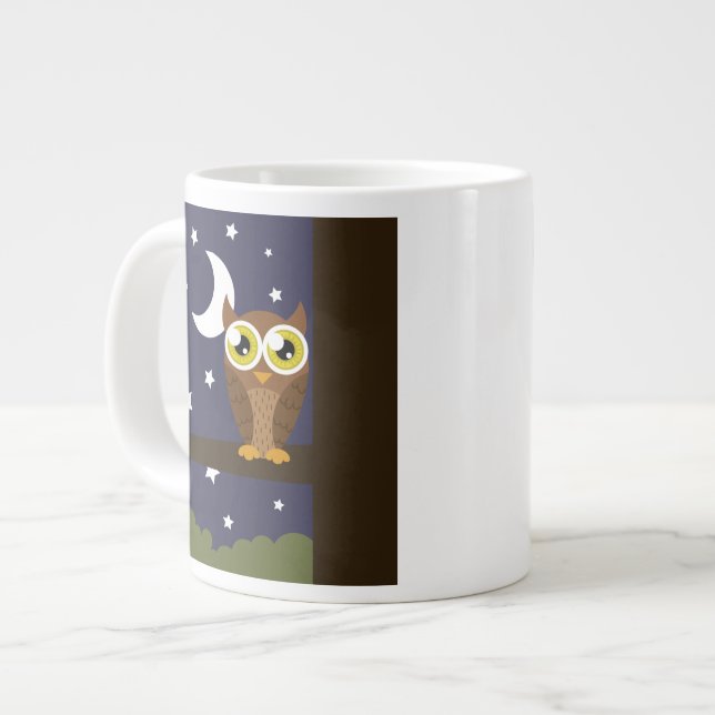 Taza De Café Grande "Noctámbulo " (Izquierda)