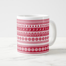 Taza De Café Grande Nórdico - Navidades escandinavos Mug