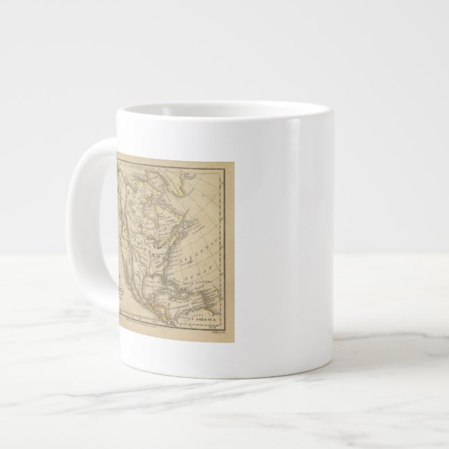 Taza De Café Grande Norteamérica 10 (Izquierda)