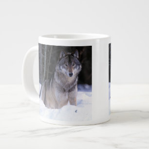 Taza De Café Grande Norteamérica, Canadá, Canadá Oriental, Lobo gris