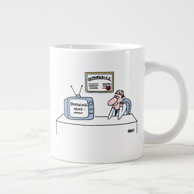 Taza De Café Grande Noticias de última hora sobre Personalizados ortop (Derecha)