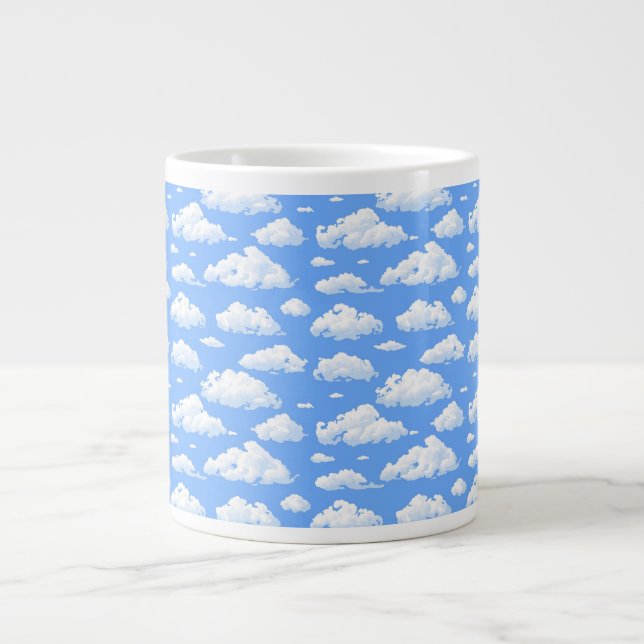 Taza De Café Grande Nubes (Frente)
