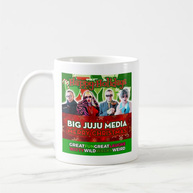 Taza de café grande oficial de las Felices Navidad (Izquierda)