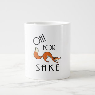 Taza De Café Grande Oh Por Fox Sake Mug