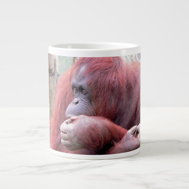 Taza De Café Grande Orangutang Mug (Frente)