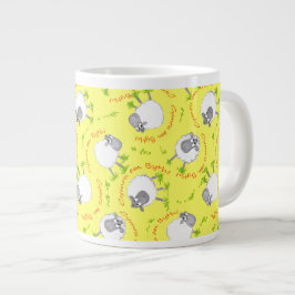 Taza De Café Grande Oveja galesa, Gales para siempre, Jumbo Café Mug