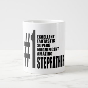 Taza De Café Grande Padrastros frescos: Padrastro del número uno