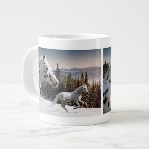 Taza De Café Grande País de las maravillas del invierno