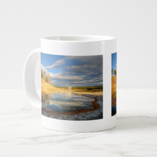 Taza De Café Grande Paisaje de Yellowstone