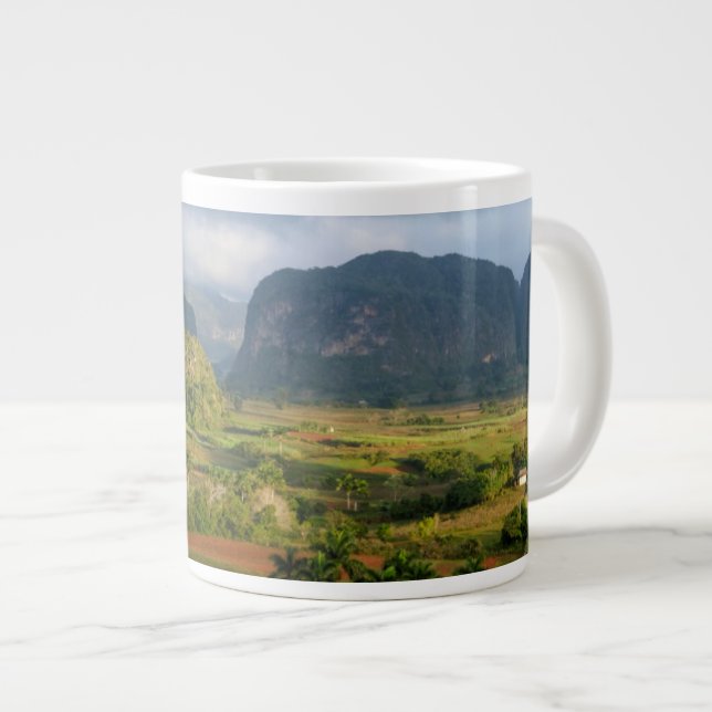 Taza De Café Grande Paisaje del valle panorámico, Cuba (Derecha)