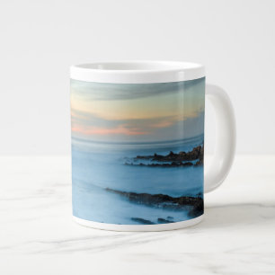 Taza De Café Grande Paisaje marino azul al atardecer, California