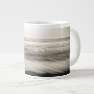 Taza De Café Grande Paisaje marino B&W, Hawái