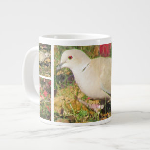 Taza De Café Grande Paloma del otoño