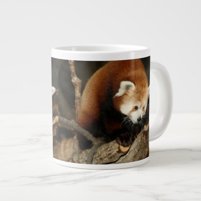 Taza De Café Grande Panda roja (Derecha)
