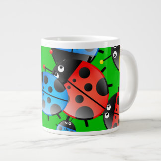 Taza De Café Grande Papel pintado de la mariquita