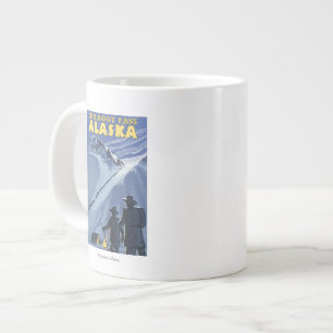 Taza De Café Grande Paso de Chilkoot, mineros de oro de Alaska