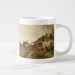 Taza De Café Grande Paso del puesto avanzado