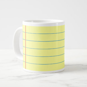 Taza De Café Grande Patrón de almohadilla legal