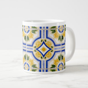 Taza De Café Grande Patrón de baldosas brillantes, Portugal